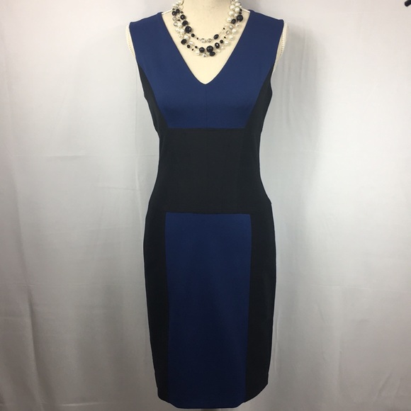 BCBGMaxAzria Dresses & Skirts - Sexy BCBG bodycon navy & black dress
